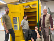 Hölzerne Bücherzelle ersetzt Telefonzelle