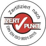Zertifiziert nach DIN EN ISO 9001:2015